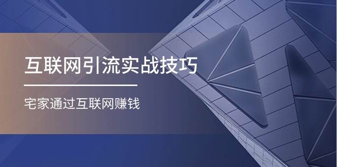 互联网引流实操技巧(适合微商，吸引宝妈)，宅家通过互联网赚钱（17节）-小白搞钱