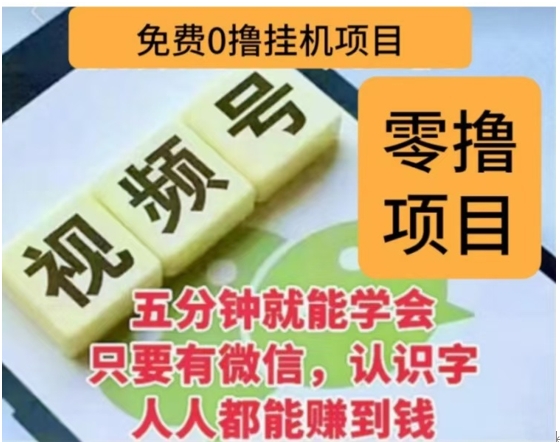 微信视频号挂机零成本撸米项目，单号一天收益多米，帐号越多收益就越高！-小白搞钱