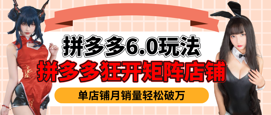 拼多多虚拟商品暴利6.0玩法，轻松实现月入过万-小白搞钱