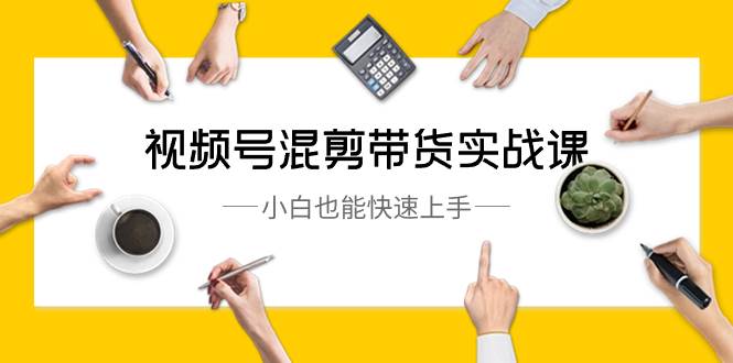 视频号-混剪带货实战课，小白也能快速上手（10节课）-小白搞钱