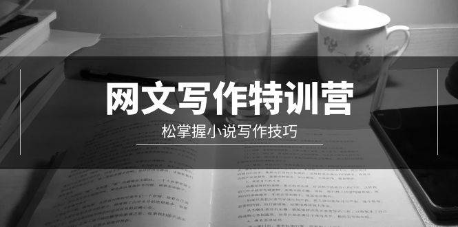 网文-写作特训营，轻松掌握小说写作技巧（20节视频课）-小白搞钱