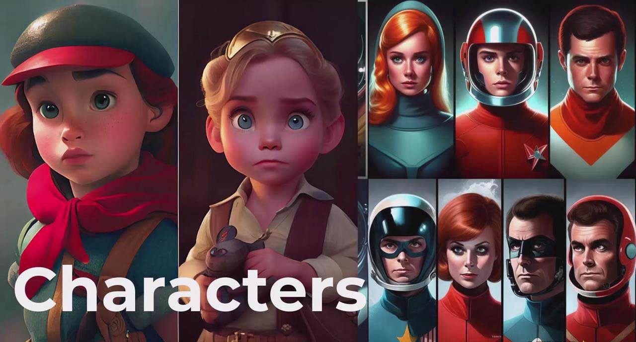 掌握 MidJourney V5 AI + ChatGPT创建一致的角色设计图像-22节课-中英字幕-小白搞钱